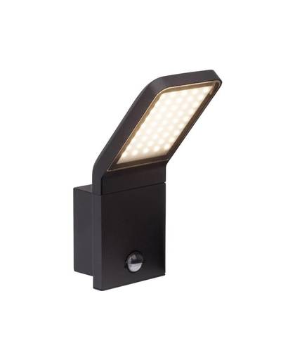 Buiten LED-wandlamp met bewegingsmelder 9 W Warm-wit Zwart Brilliant Panel G42697/06