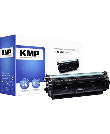 KMP Tonercassette vervangt HP 508X, CF360X Compatibel Zwart 12500 bladzijden H-T223BX