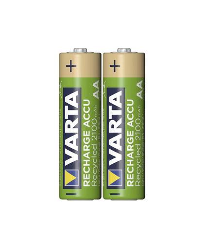 Varta Recycled Ready to Use Oplaadbare AA batterij (penlite) NiMH 2000 mAh 1.2 V 2 stuks