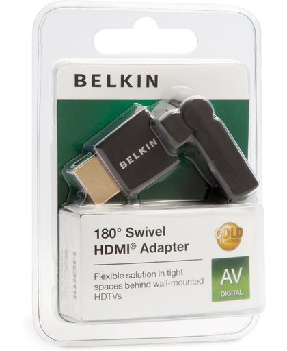 Belkin HDMI HDMI HDMI Zwart kabeladapter/verloopstukje