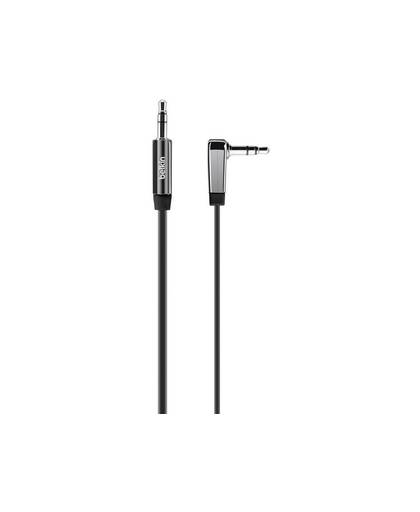 Belkin Jackplug Audio Aansluitkabel [1x Jackplug male 3.5 mm - 1x Jackplug male 3.5 mm] 0.90 m Zwart Zeer flexibel