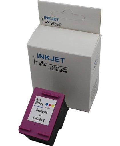 Toners-kopen.nl HP301XL CH564EEOpmerking: met niveau-indicator  alternatief - compatible inkt cartridge voor Hp 301Xl kleur met niveau-indicator wit Label