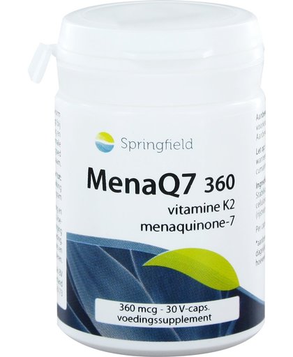 Springfield MenaQ7-360 vitamine K2 360 mcg Capsules