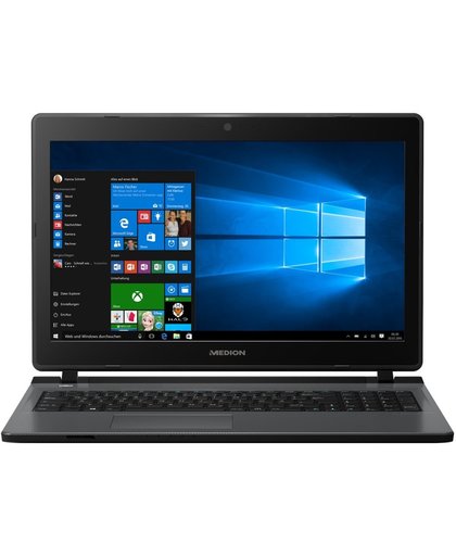 MEDION AKOYA P6677 Roestvrijstaal Notebook 39,6 cm (15.6") 1366 x 768 Pixels 2,50 GHz Zevende generatie Intel® Core™ i5 i5-7200U