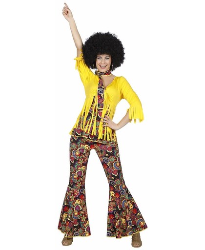 Hippy Fringe multi kostuum voor dame maat 40