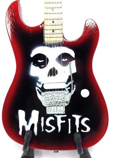 Miniatuur gitaar Misfits tribute