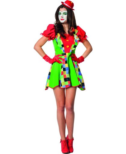 Clowns jurk Pepina voor dame maat 42