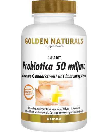 Golden Naturals Probiotica 50 Miljard 60cap