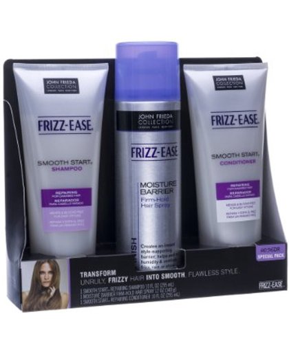 John Frieda Frizz Ease Geschenkset Shampoo Conditioner Hairspray