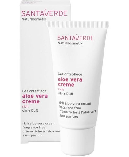 Santaverde Aloe Vera Cream Rich Parfumvrij