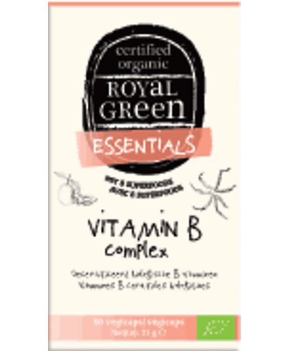 Royal Green Essentials Vit B Complex Huid Haar Nagels 60 Cap