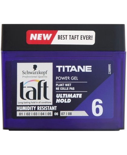 Taft Power Gel Titane Cube