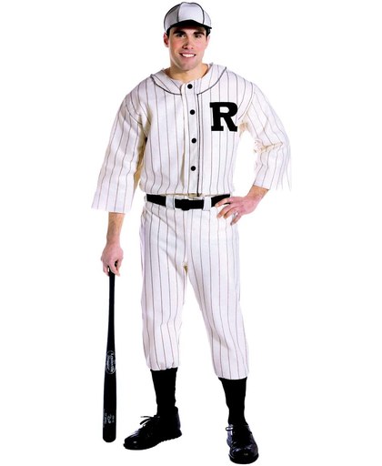 Honkbalspeler kostuum voor mannen  - Verkleedkleding - One size