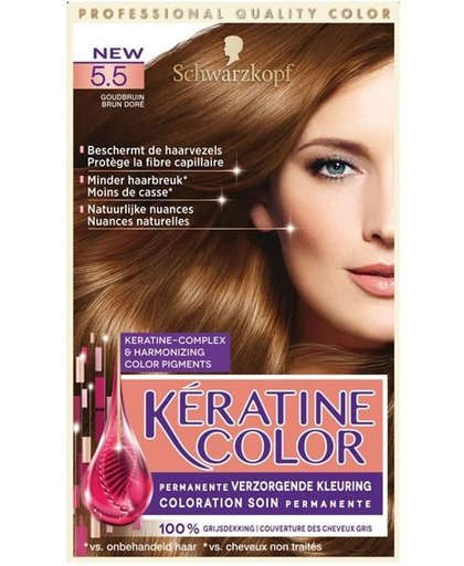 Schwarzkopf Keratine Color 5.5 Goud Bruin