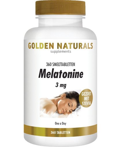 Golden Naturals Melatonine 3mg