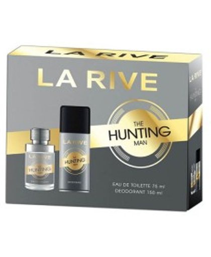 La Rive The Hunting Man Geschenkset Edt 75ml Deodorant 150ml