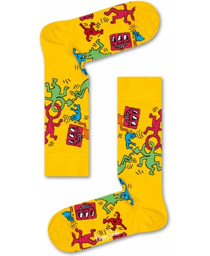 Happy Socks Valentine&#39;s Day Sokken geel Heren Heren