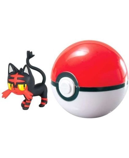 Pokemon Figure - Litten + Pokeball