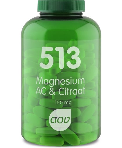 AOV 513 Magnesium Ac and Citraat 150mg Tabletten
