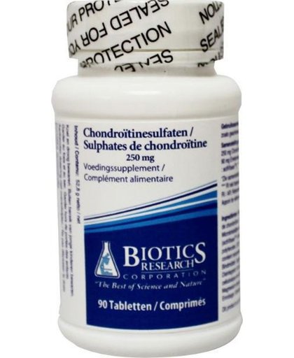 Biotics Chondroitine Sulfaat 250 Mg Tabletten