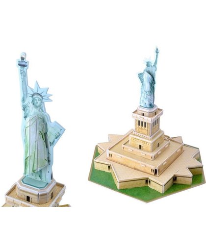 3D Puzzel Vrijheidsbeeld - 3D New York Constructie Puzzle Statue Of Liberty - 35-Delig