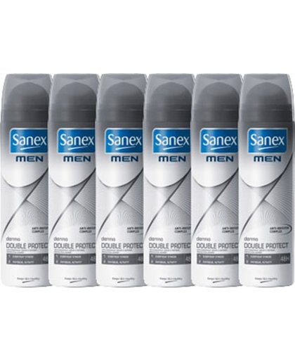 Sanex Men Deodorant Deospray Double Pro Voordeelverpakking