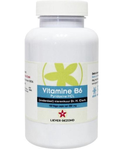Liever Gezond Vitamine B6 250mg Capsules