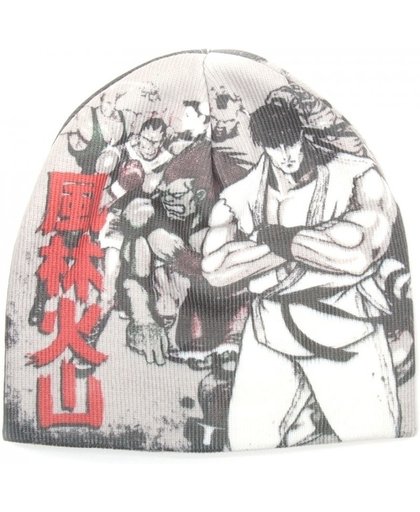 Street Fighter - Beanie with Ryu and Other Fighters