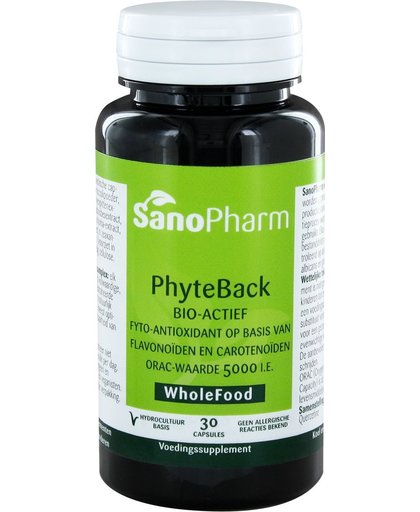 Sanopharm Phyte-back antioxidanten wholefood Capsules