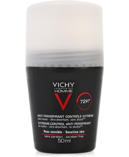 Vichy Homme Deodorant Roller 72 Uur