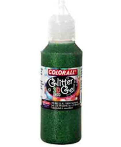 Deco 3D Glitter Gel - Groen - 500ml