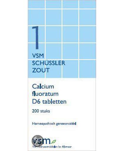 VSM Schssler zout No. 1 Calcium fluoratum D6 tabletten