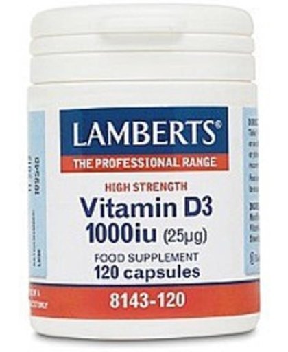 Lamberts Vitamine D3 1000ie 25mcg Capsules