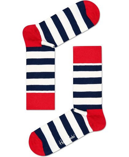 Happy Socks Stripe Sokken wit Dames Dames