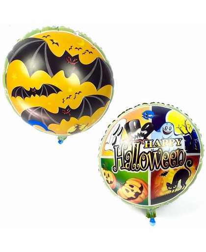 Folieballon Happy Halloween vleermuis