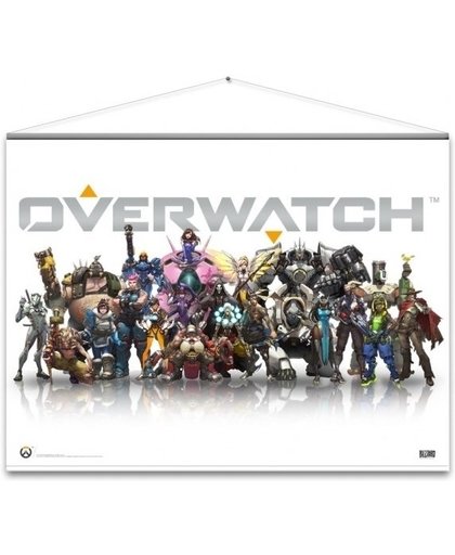Overwatch Wallscroll Heroes