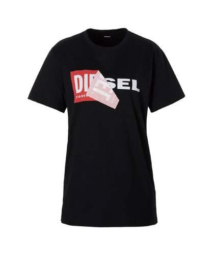 Diesel Diego T-shirt zwart Dames Dames