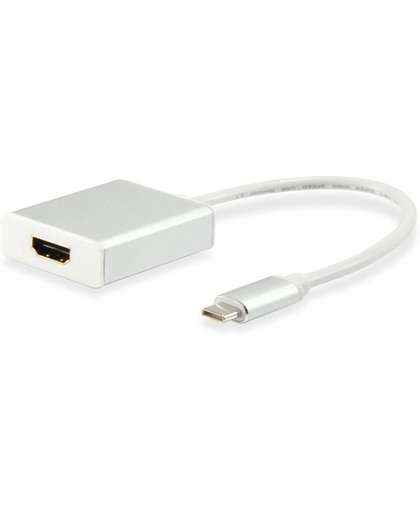 Equip 133452 USB Type C HDMI Wit kabeladapter/verloopstukje