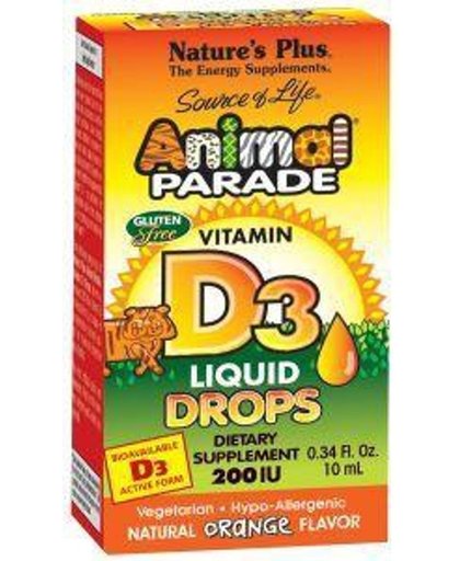 Natures Plus Animal Parade Vitami D-3 Drops