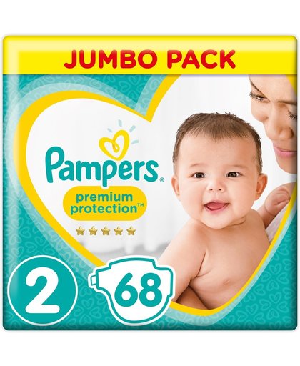 Pampers Luiers New Baby Maat-2 Mini 3-6kg Jumbopack 68-Luiers