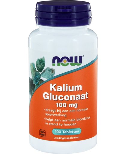 Now Kalium Gluconaat 100mg Tabletten
