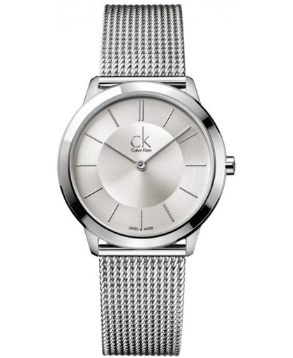 Calvin Klein Minimal Horloges zilver Dames Dames