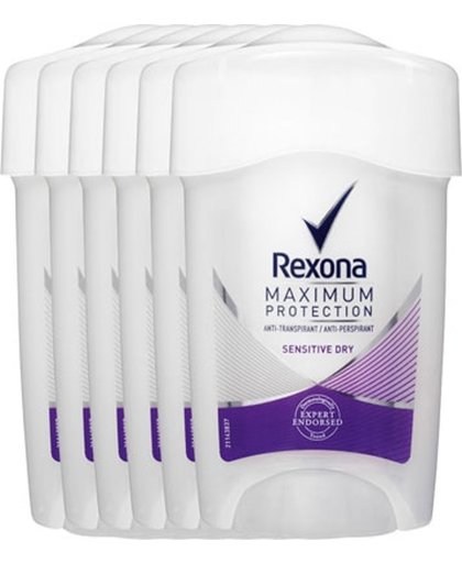 Rexona Deodorant Stick Women Maximum Protection Sensitive Dry Voordeelverpakking
