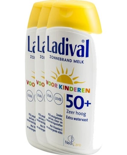 Ladival Zonnebrand Melk Voor Kinderen Factorspf50 Voordeelverpakking