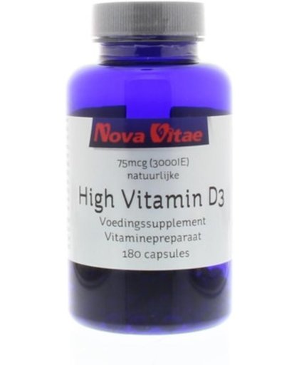 Nova Vitae High Vitamin D3 3000iu 75mcg