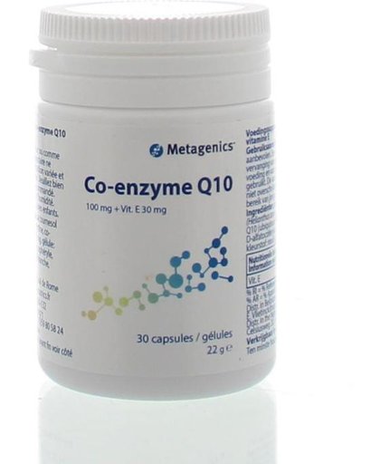 Metagenics Co Enzyme Q10 100mg Capsules