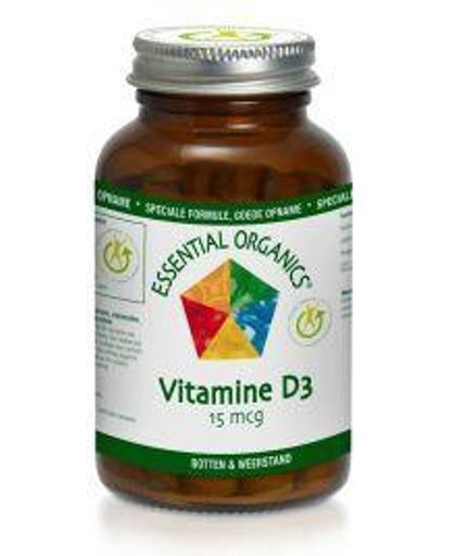 Essential Organics Vitamine D 15mcg Tabletten