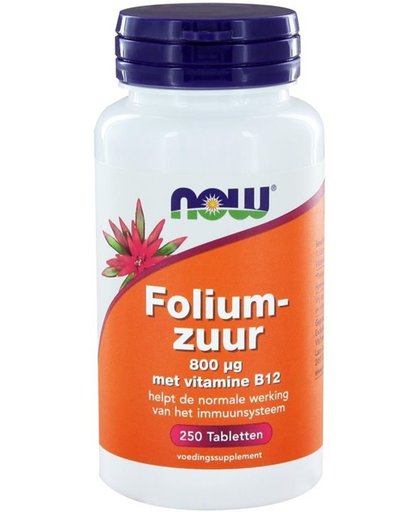 Now Foliumzuur 800mcg Tabletten