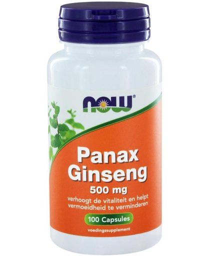 Now Panax Ginseng 500mg Capsules