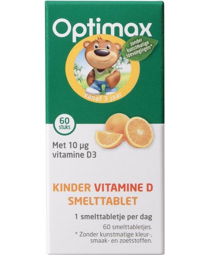 Optimax Kinder Natuurlijk Vitamine D Smelttablet